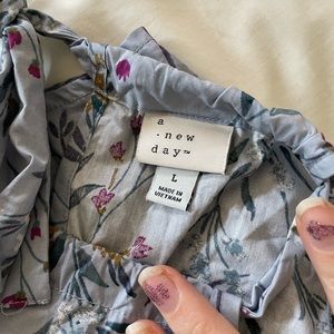 A New Day cotton floral mini dress